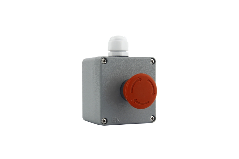Cast aluminum button box