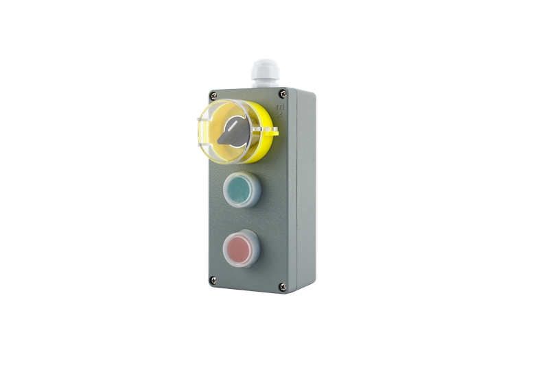 Cast aluminum button box
