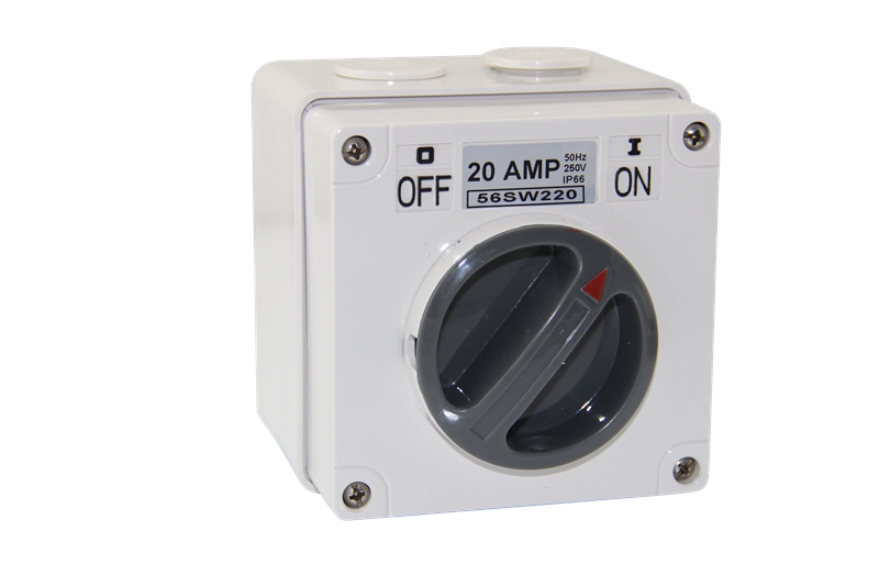Waterproof socket with switch