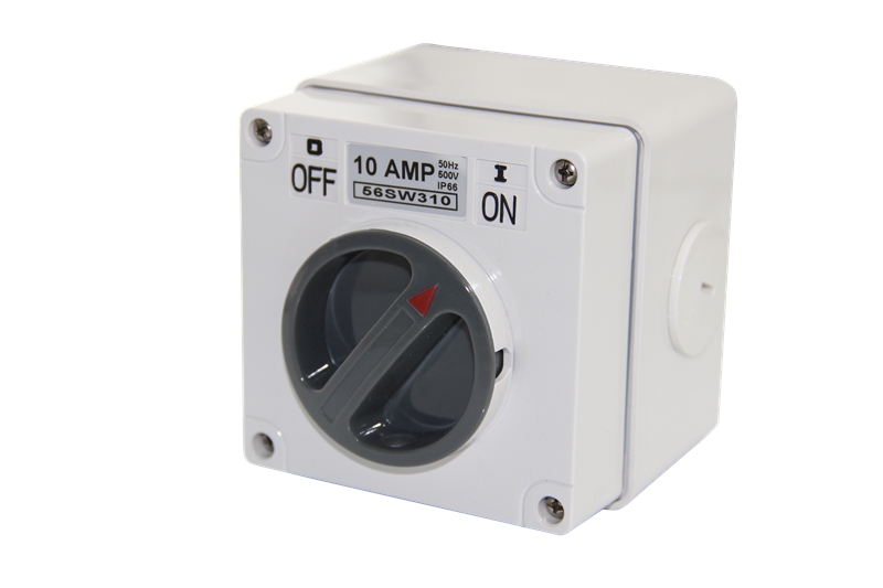 Waterproof socket with switch