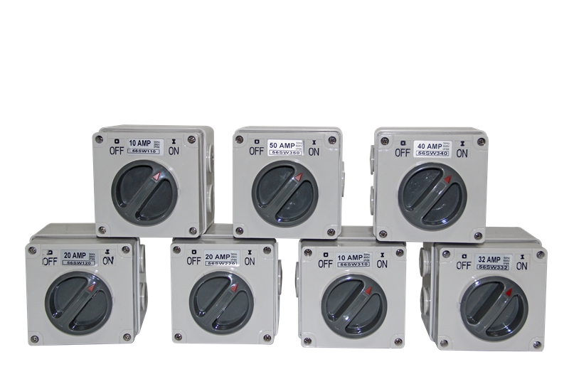 Waterproof socket with switch
